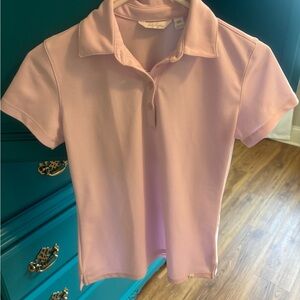 Lady Hagen Light Pink Button Down Shirt